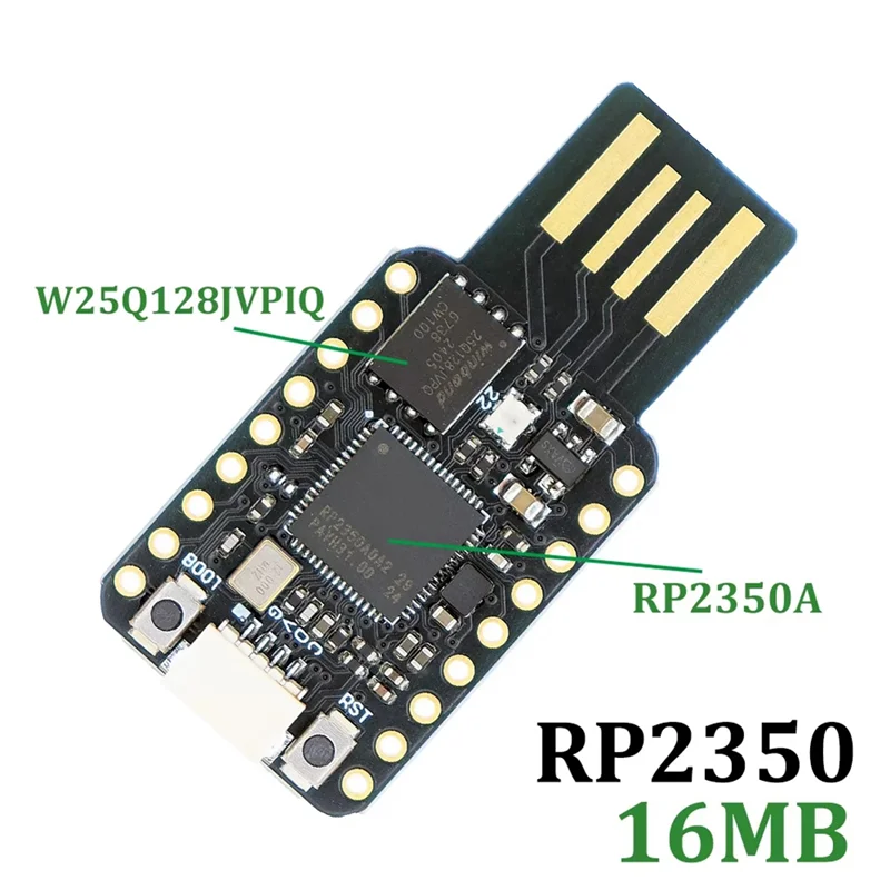 RP2350-USB 16MB فلاش لوحة تطوير صغيرة وحدة RP2350A رقاقة ثنائي النواة 520KB SRAM لراسبيري بي بيكو 2 RP2350-Y18A #6