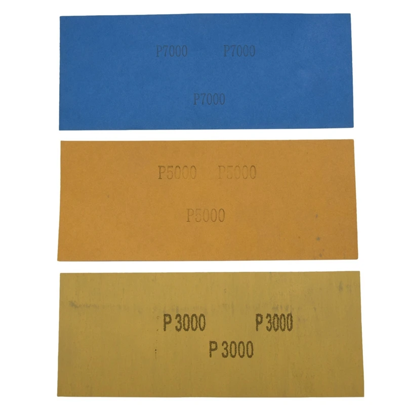 36 Pcs 3000 5000 7000 High Grit Wet And Dry Sandpaper Assortment Drywall Sanding Paper 9 X 3.6 Inch For Car Polishing Promotion