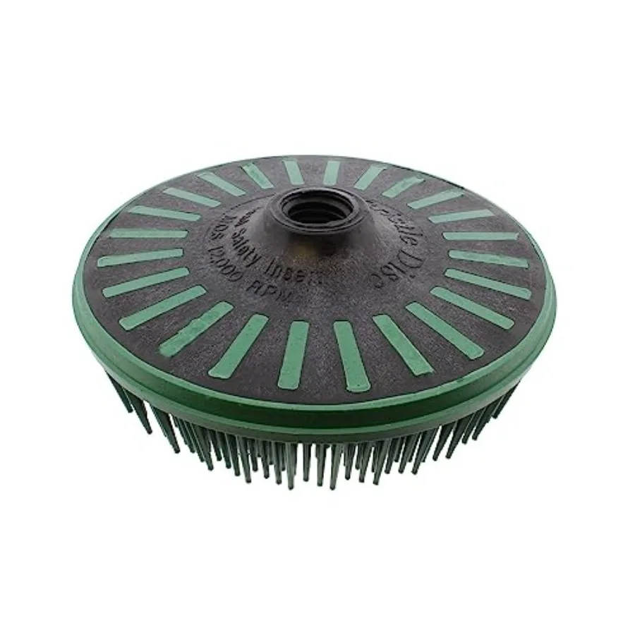 

Abrasive 048011-24241 Scotch-Brite Bristle Discs 4 1/2" 50 RPM and 12 000 RPM Green