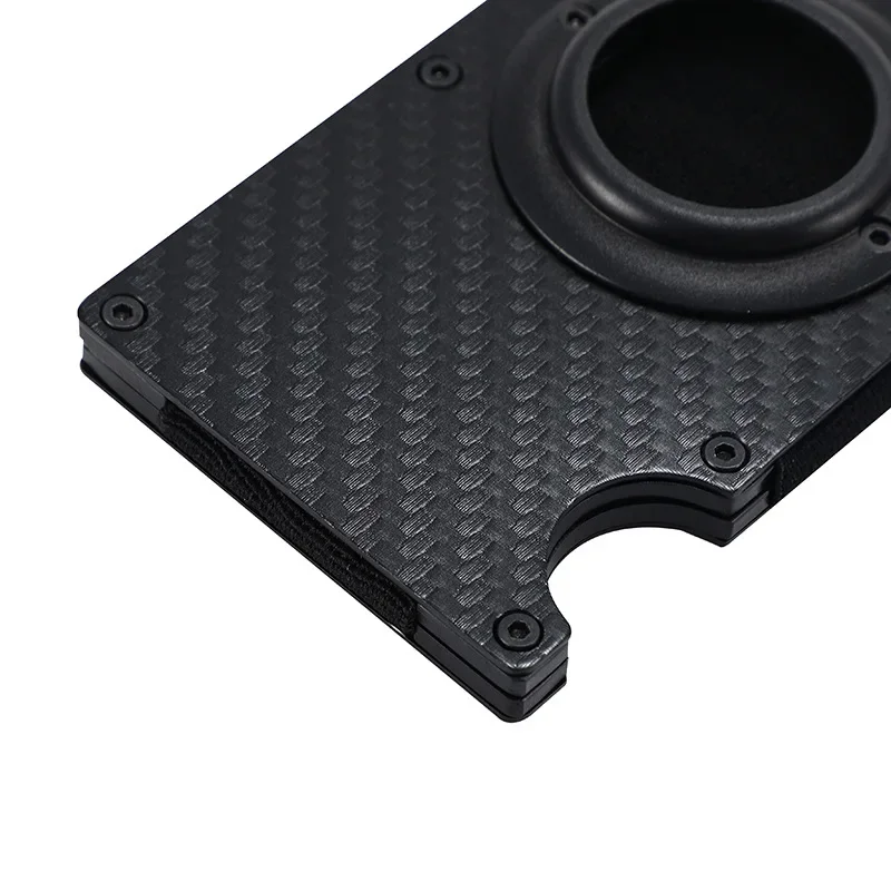 Rfid โลหะคาร์บอนไฟเบอร์ Airtag กระเป๋าสตางค์ผู้ชายเงิน Slim Thin สําหรับ Apple Air Tag กระเป๋าสมาร์ทสีดํา Walet ชายของขวัญ