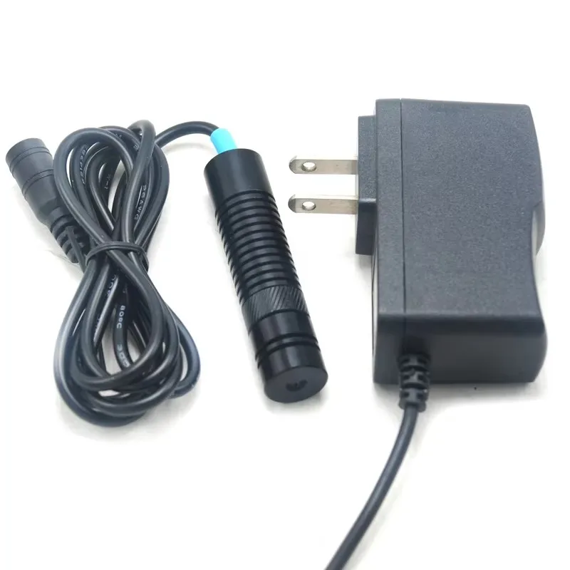 IR Dot Laser Diode Module 808nm Focusable 100mW 200mW 300mW 16x68mm with 5V Adapter for Laser Engraving Cutting