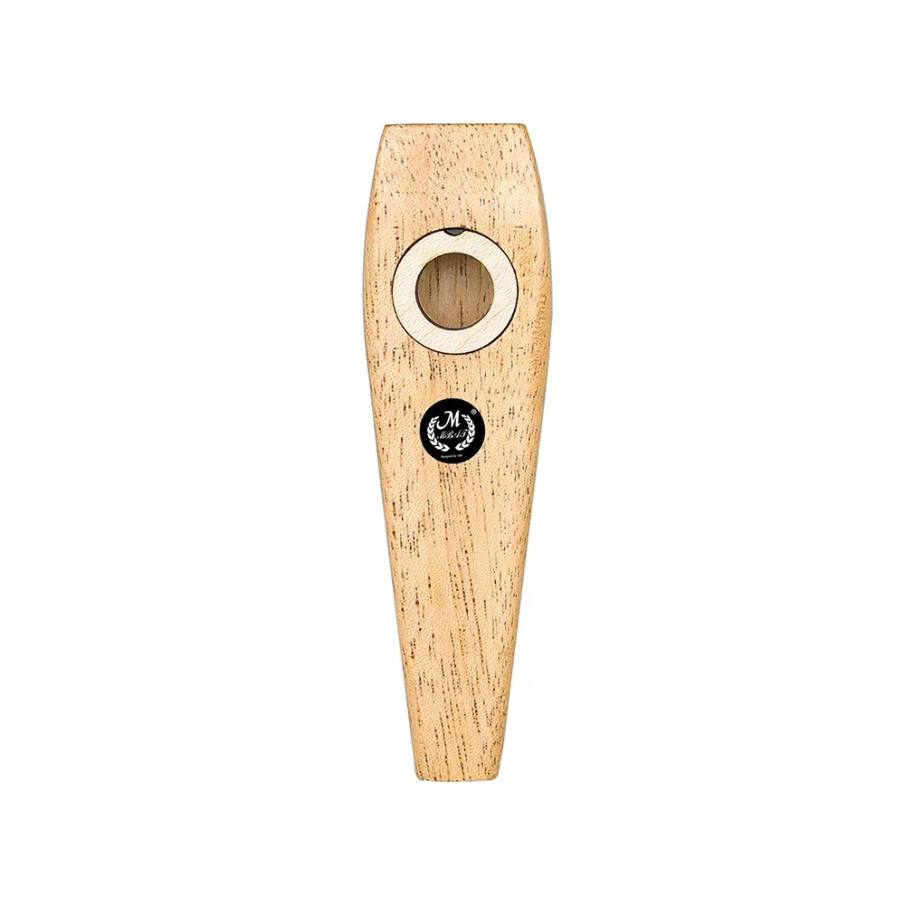 Wooden Kazoo Whistle Portable Woodwind Musical Instrument for Party Gifts Diaphragm Mouth Flute Harmonica Guitar Companion