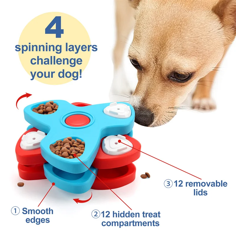 Forniture per animali ciotola per Slow Food per gatti Puzzle per animali domestici addestramento per animali domestici nuova ciotola per cani Slow Food piatto per cani giocattoli per l'ansia in decomposizione