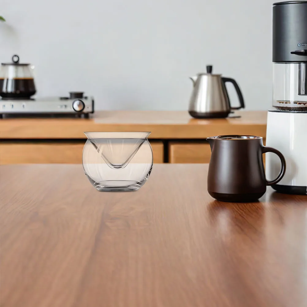 

1Set Clear Glass Fruit Serving Bowl Salad Container with Ice Holder Decorative Kitchenware for Food Serving