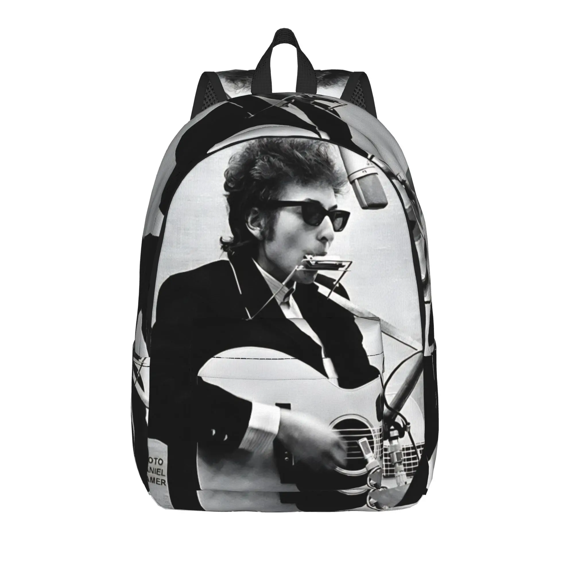 Bob Dylan Singer Cool Backpack Sports High School Hiking Travel  Daypack for Men Women Laptop Computer Shoulder Bag