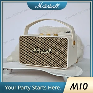 MARSHALL M10 Speaker Bluetooth Nirkabel Suara Bass Stereo Speaker Portabel HI FI Olahraga Luar Ruangan Dalam Ruangan, IP67 Tahan Air Tahan Debu 8 penjualan terbaik marshall tws - №