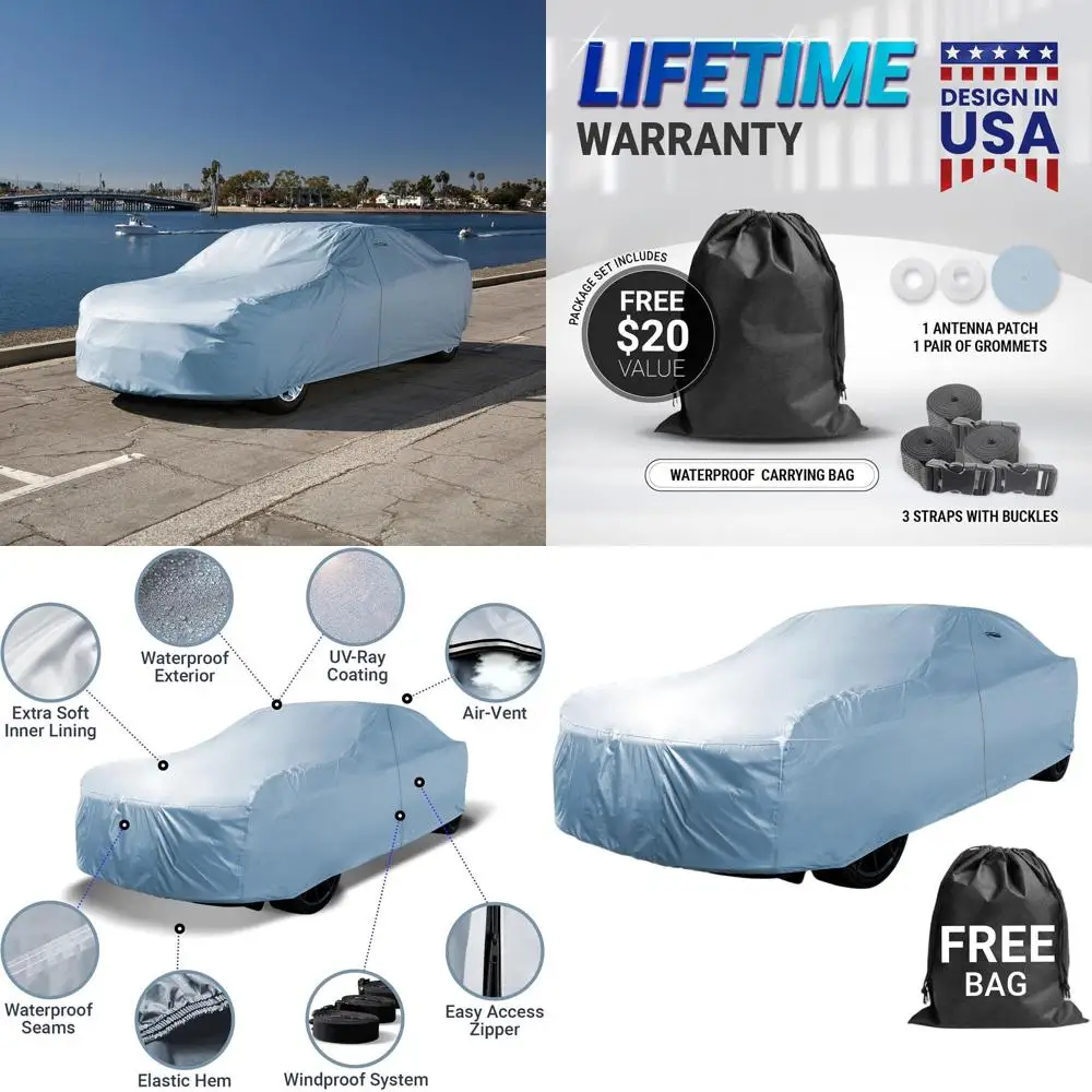 

Чехол для 4-дверного автомобиля 1972-1975 годов - Утепленная и водонепроницаемая внешняя защита для автомобилей