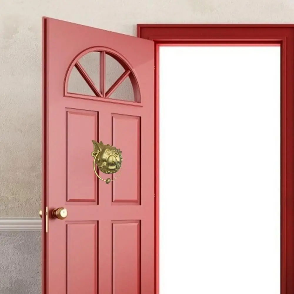 

Practical Vintage Mouth Gate Handle Resin Vivid Door Handle Dragon Wall Hanging Door Knocker Craft Gift