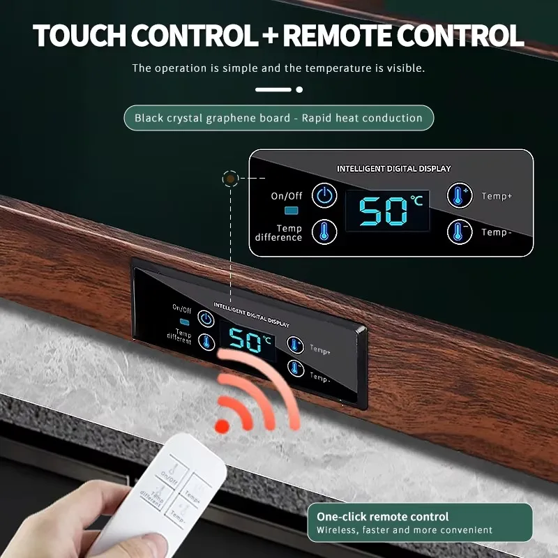 Lampada scaldavivande elettrica 2 in 1 con venature del legno Lampada riscaldante isolata Doppia tripla quattro lampade Piastra riscaldante per alimenti per hotel