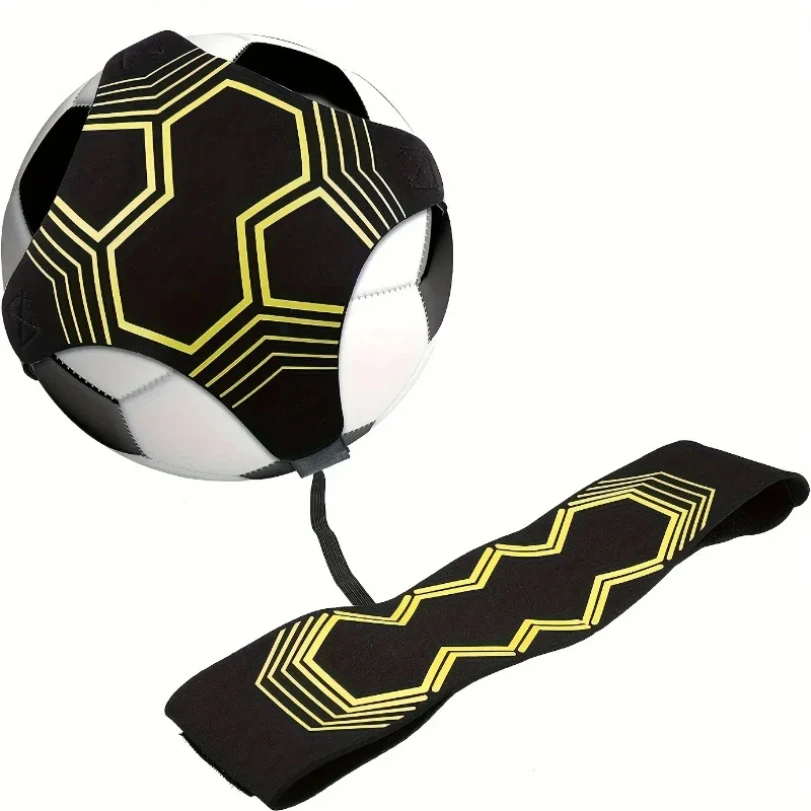 

Soccer Trainer, Soccer/Volleyball/Rugby Training Equipment Aid, Football Kick Throw Solo Practice Training Aid Control Skills