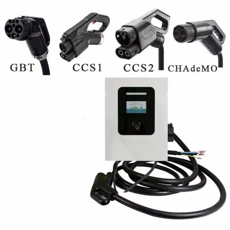 Tary Commercial Wall-mounted 20kw 30kw 40kw OCPP1.6J Dc Fast Ev Charger CCS1 CCS2 GB/T Chademowith 4G LAN And WIFI
