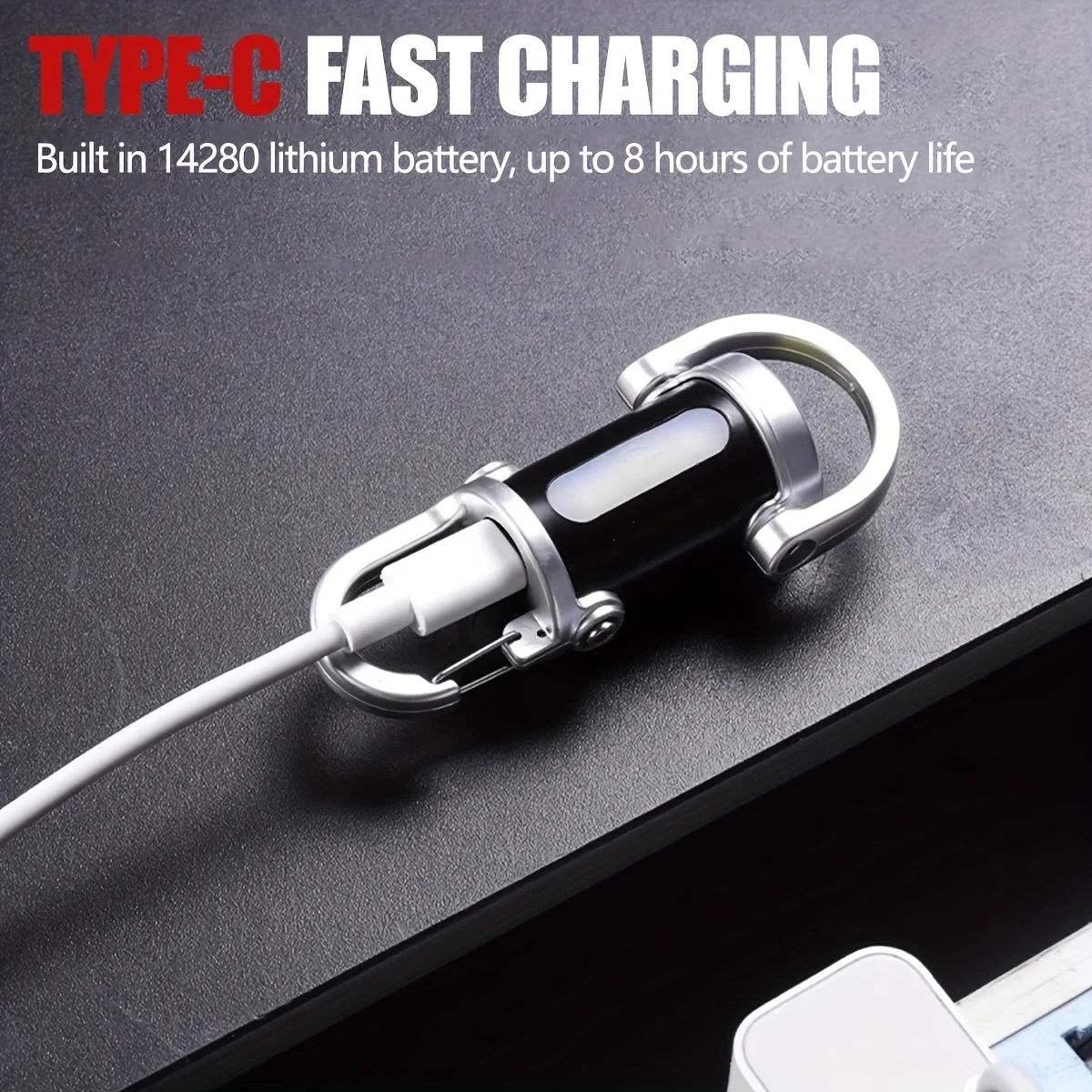 Portable Keychain Multi-Function Emergency Flashlight Outdoor Mini Flashlight Mobile Power for Outdoor Camping And Hiking Light