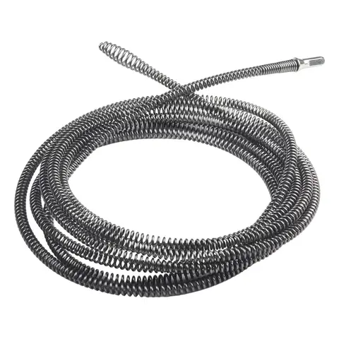 전기 드릴 배수관 준설 용수철 싱크대 청소기, 하수도 준설 도구 세트, 욕실 배관 파이프 준설 도구, 5 미터, 8/10 미터