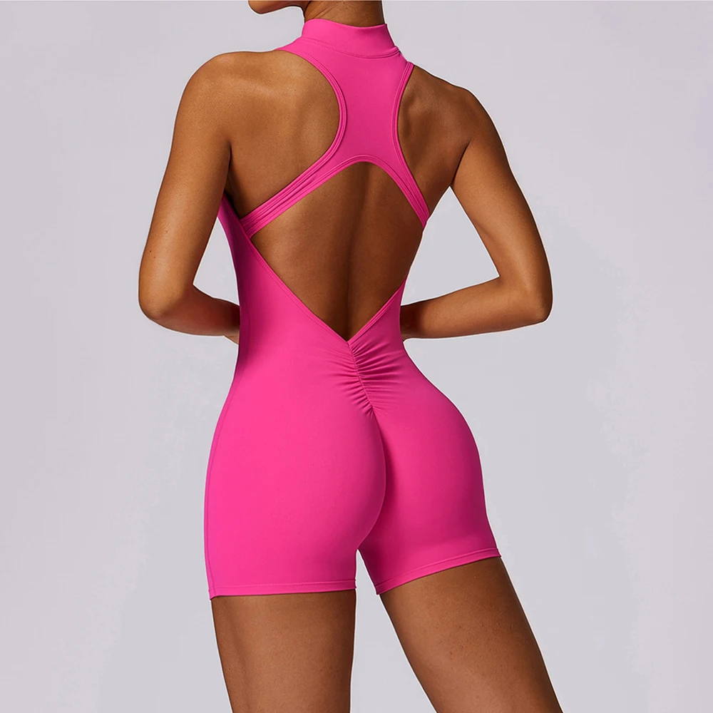 Combinaison Une Pièce Femme - Tenue De Yoga Et Fitness - Respirante Et Gainante - Style Patchwork - 13