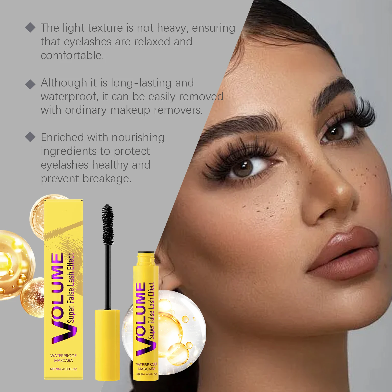 Mascara Volume Valse Lash Waterproof Verlenging Curling Zwarte Lash Wimper Sneldrogend Langdurige Mascara Make-up Cosmetica