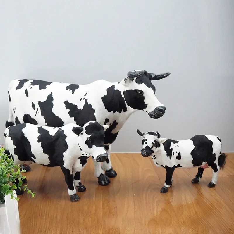 

Realistic Lifelike Giant Plush Stuffed Animal Toy Soft Cuddly Teddy Bear Pillow Kids Gift Home Decor 30x53cm Black White