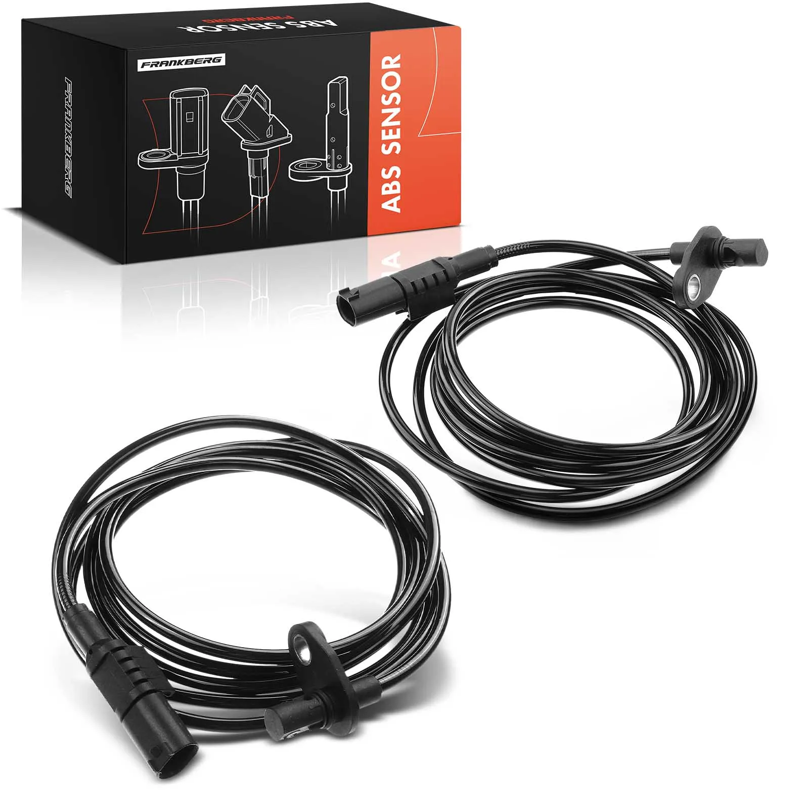 Frankberg 2x ABS Sensor Hinterachse Links Rechts für VW Crafter 2E Mercedes-Benz Sprinter 3,5-T 3-T B906 2E0927748T V30720858