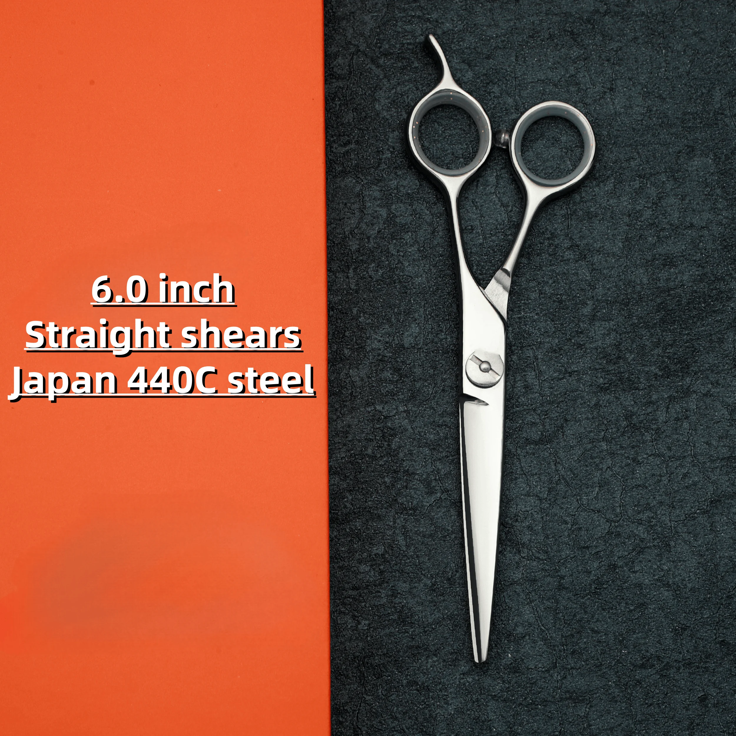 Professional barber scissors，5.5-6.0-6.5-7.0 inches hairdressing scissors，Hitachi 440C steel，High quality Barbershop accessories