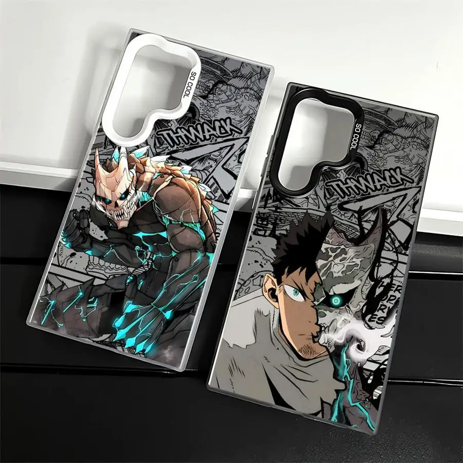 Funda para Samsung Galaxy S22 Ultra S23 S25Plus S21 S24 FE S20 FE S25 Note 20 Ultra S24Ultra Soft Shell Kaiju No.8 Monster Form