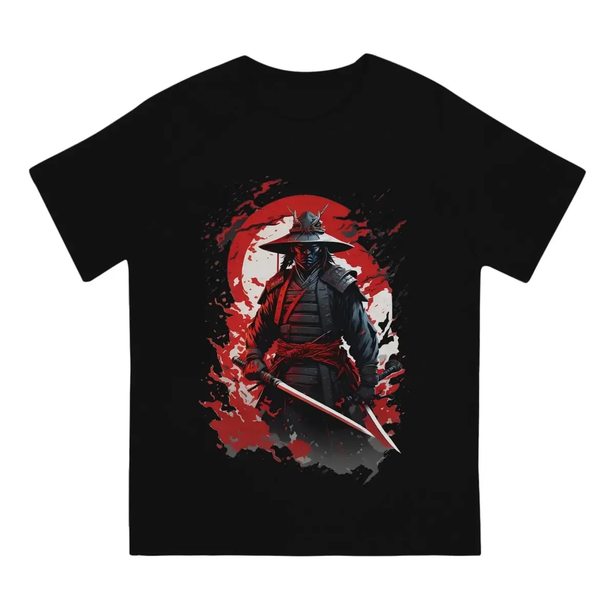 Japanese Ninja Samurai 100% Cotton TShirts Legendary Personalize Men's T Shirt Funny Tops Size S-6XL