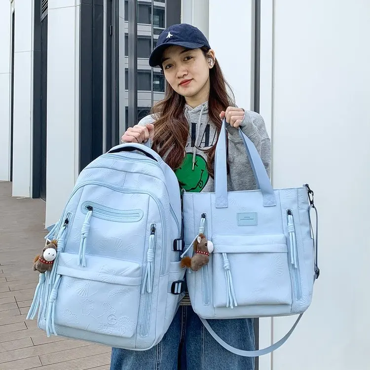 

School Backpack for Girl Boy High Capacity Waterproof Teens College Daypack Knapsack Men Women Travel Backpack Laptop Kawaii Bag