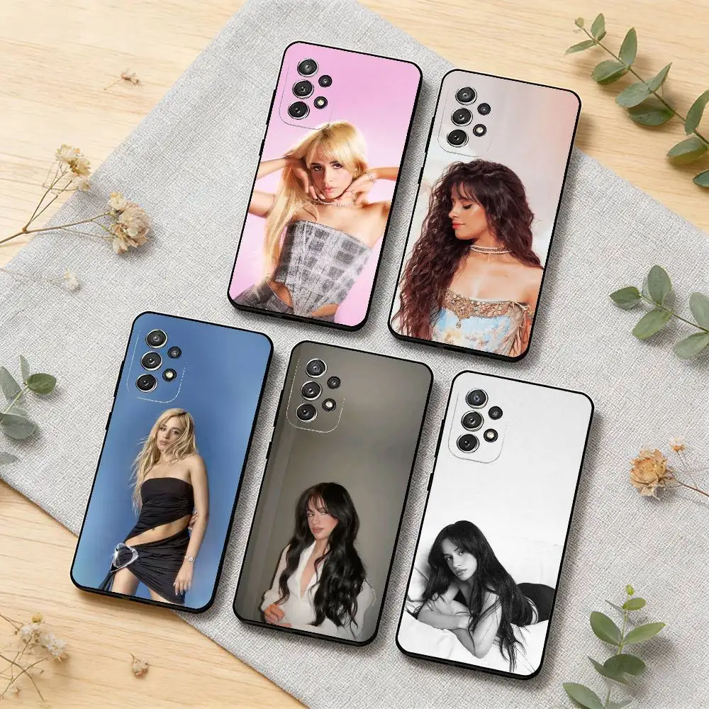 

C-Camila C-Cabello Trendy Style Phone Case For Samsung S25,S24,S21,S22,S23,S30,Ultra,S20,Plus,Soft Black Shell
