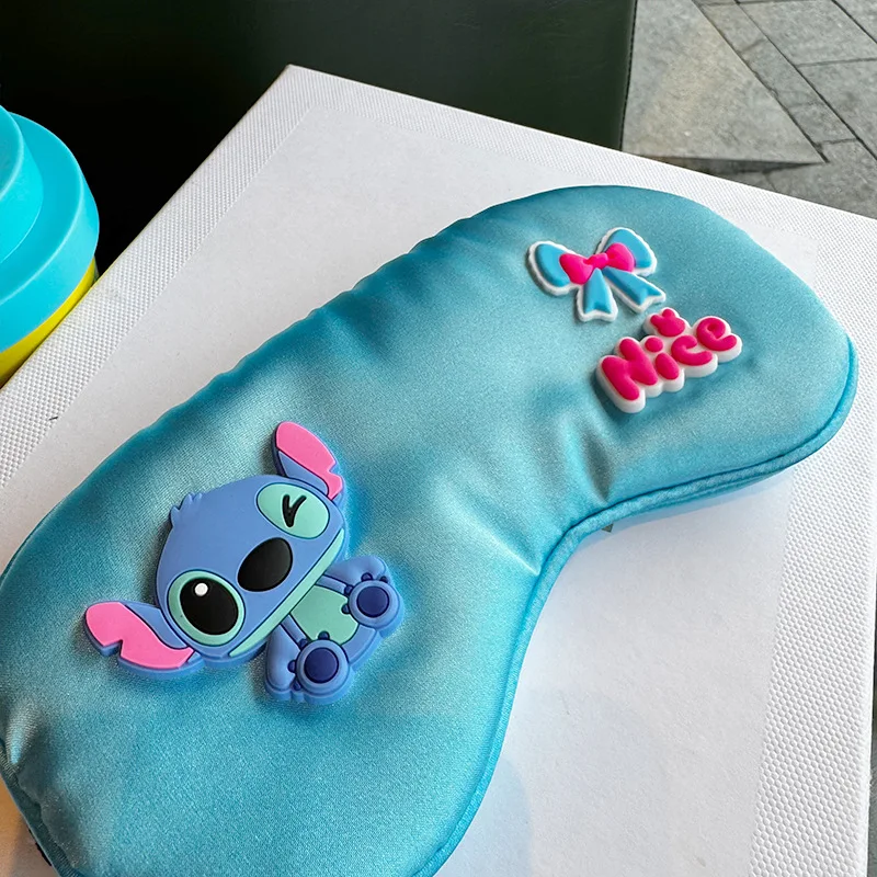 Miniso Disney three-dimensional blue puppy eye mask for women sleeping shading office lunch break student eye mask