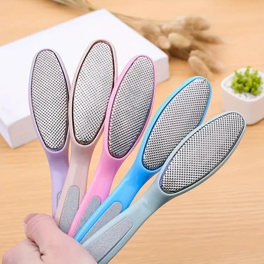 1 Piece Random Color Stainless Steel Foot Grinder, Effectively Removes Hard and Dead Skin, Suitable for Excellent Foot Care