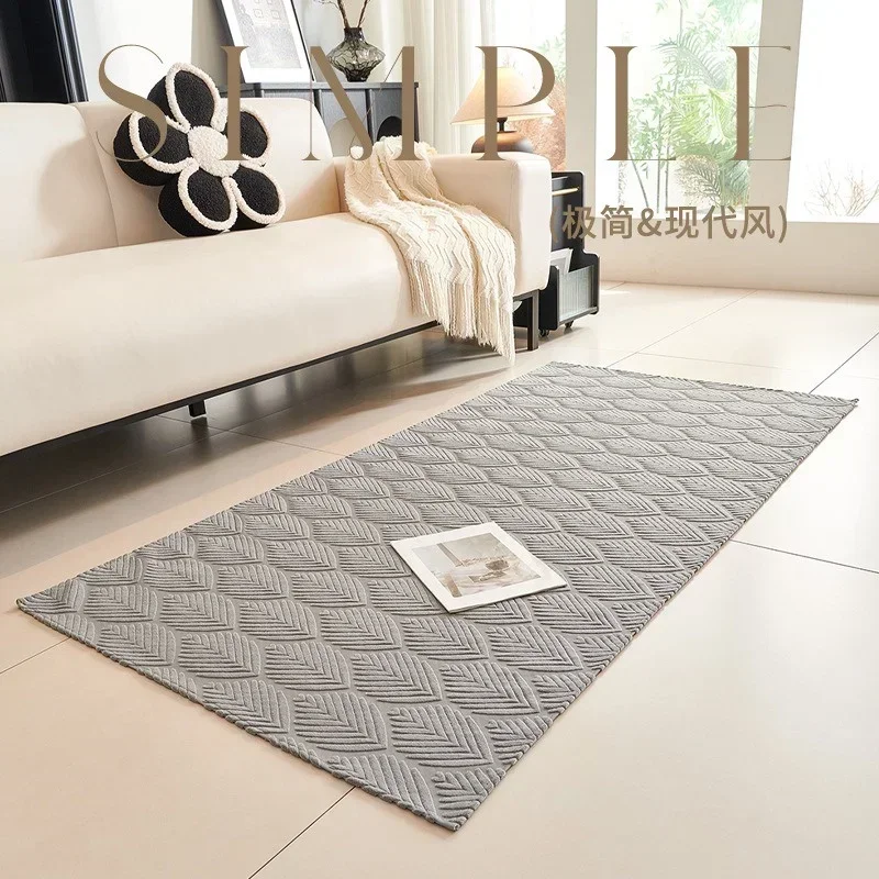 Nordic Lines Soft Sofa Cover for Living Room Non-Slip Thick Sofa Cushion Mat Simple Style Plush Sofa Towel Home Couch Decor