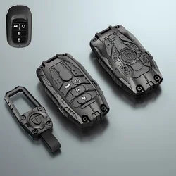 Armor Style for Honda 2022 2023 2024 Civic Accord HR-V Pilot CR-V Smart Remote Key Case Cover Holder Fob Keychain Accessories