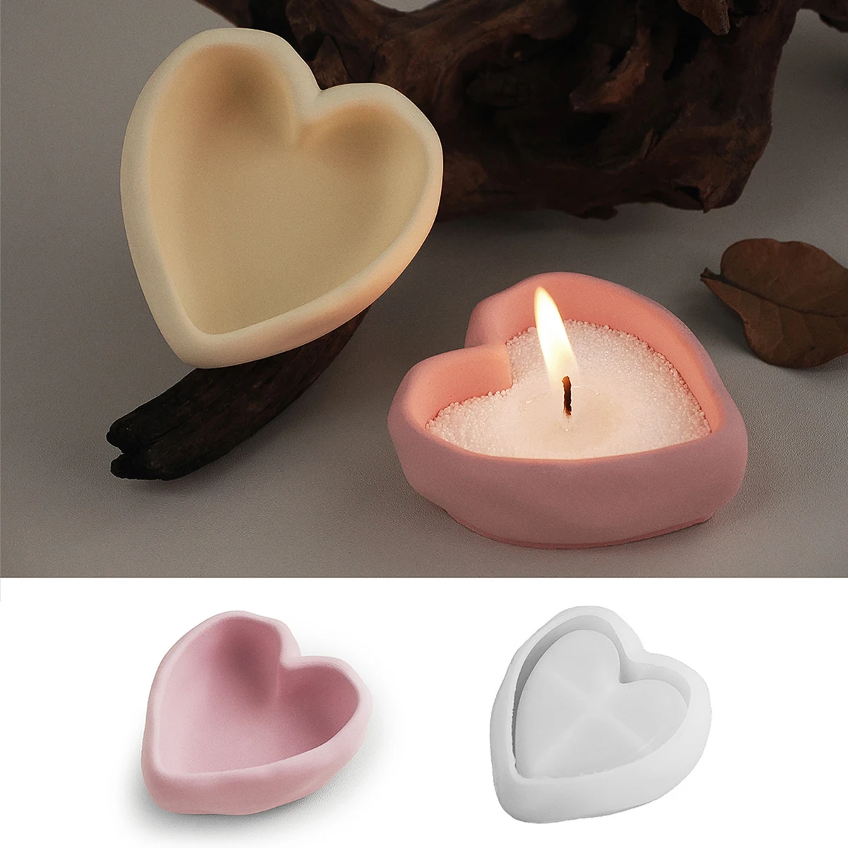 Candle Making Jars - Hart Cement Lade Siliconen Mallen DIY