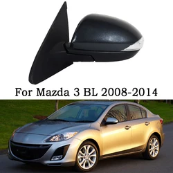 For Mazda3 BL 2008 2009 2010 2011 2012 2013 2014 3 Wire Without LED 7 Wire With LED Car Exterior Door Rearview Side Mirror Assy