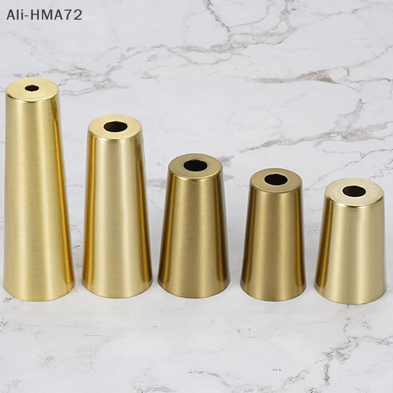 Ali-HMA72-Foot Solid Brushed Iron Table Chair Zylinder Cap Protect Decor Bottom Safe Pad