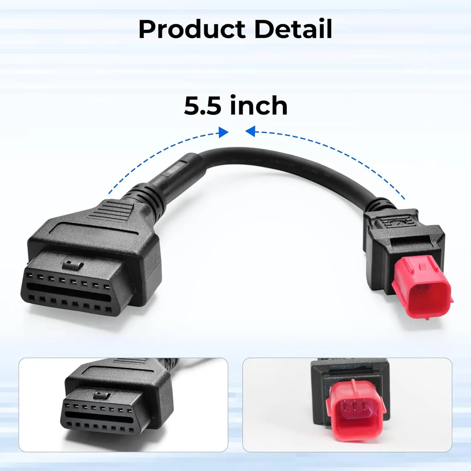 6 Pin Connector to 16 Pin OBD2 Adapter
