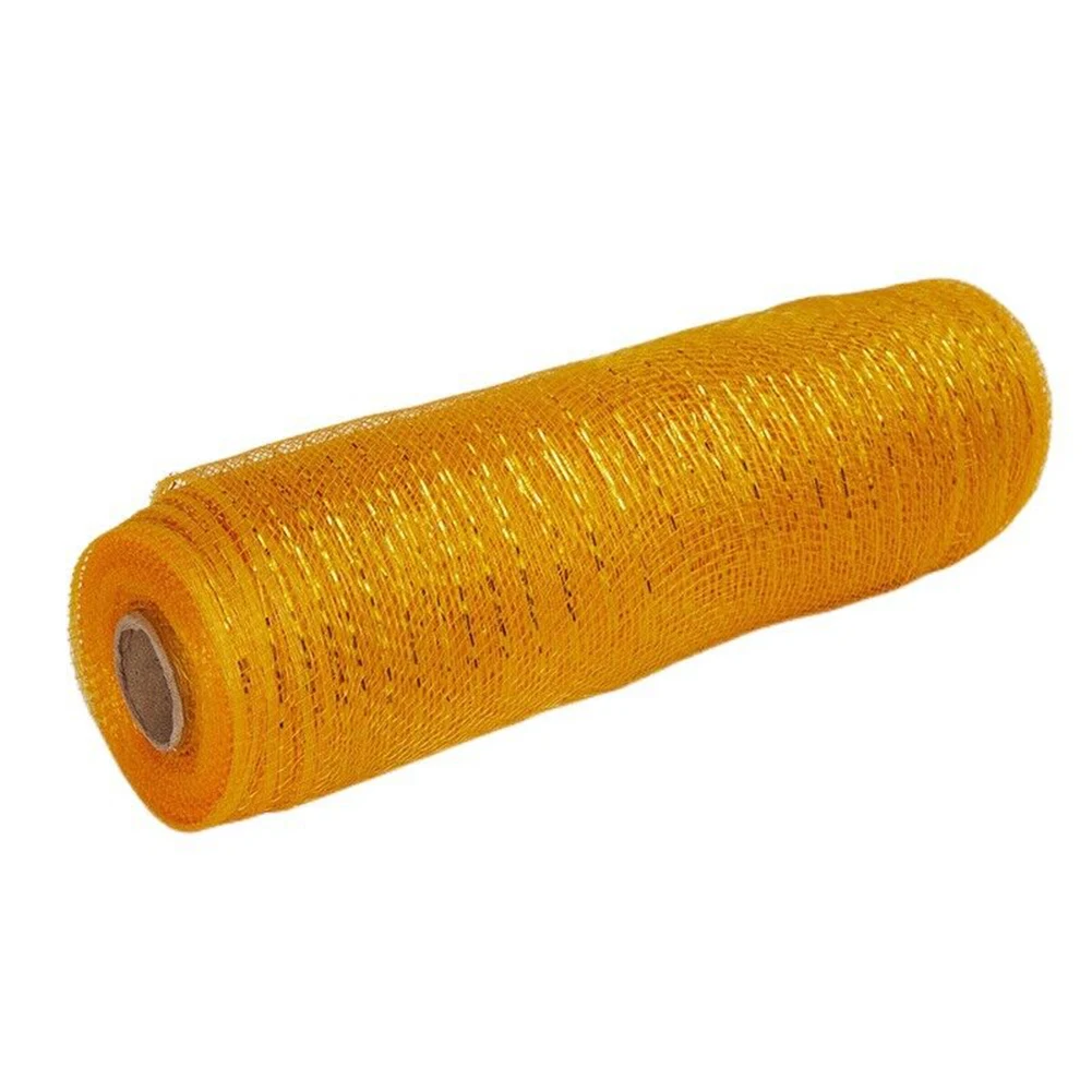 1 لفة من الشباك الزخرفية عيد الميلاد ديكو شبكة لفات لأكاليل الزهور يتأرجح الأقواس 12 ألوان 26 سنتيمتر X 10yd البولي بروبلين البلاستيك #2