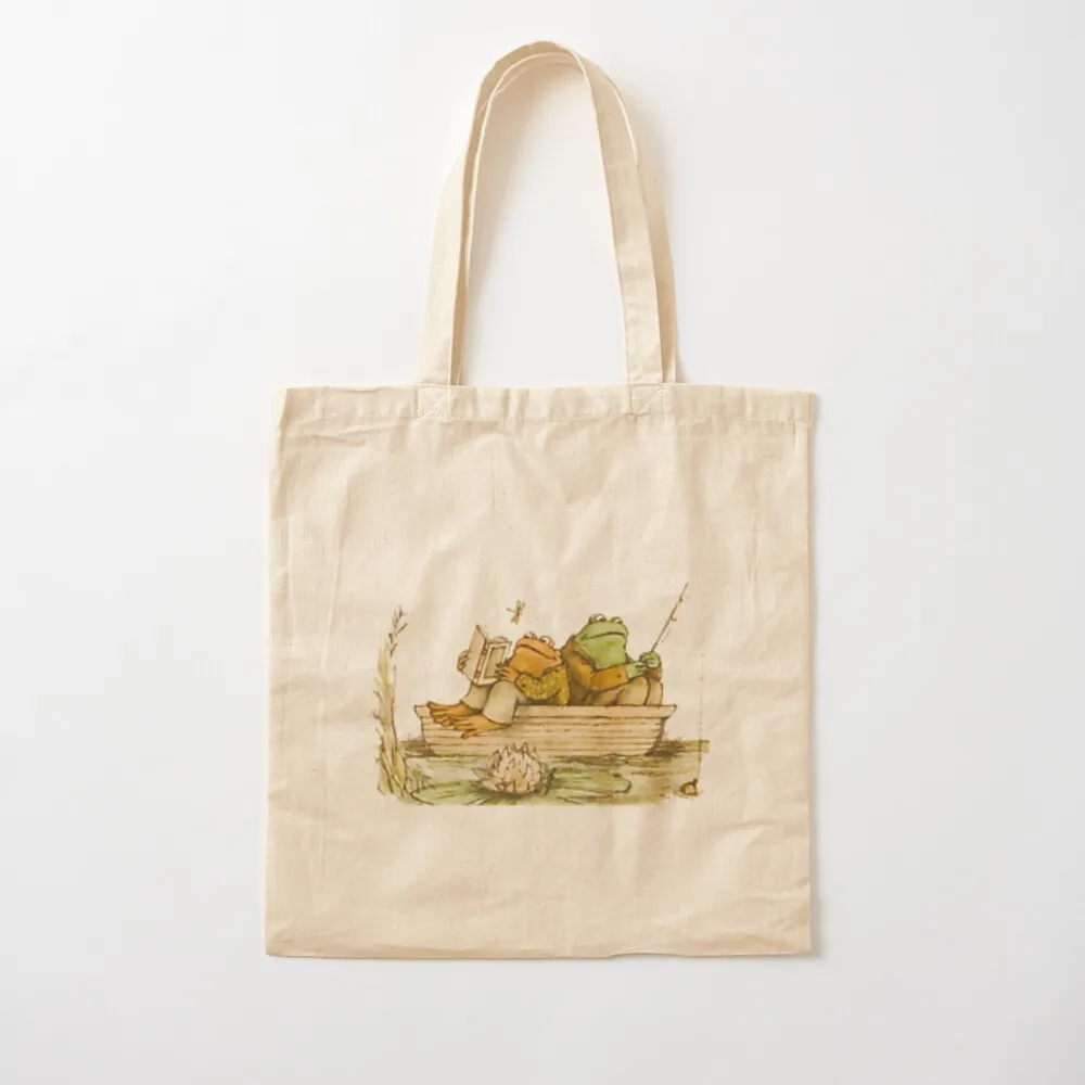 

Frog and Toad Fishing Tote Bag Lady bags Beach bag