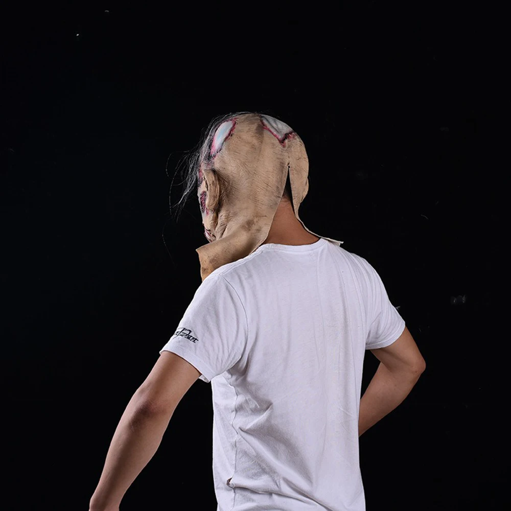 Halloween Realistic Horror Zombie Head Scary Latex Mask Vampire Demon Devil Costume Party Dress Up Club Cosplay Costumes