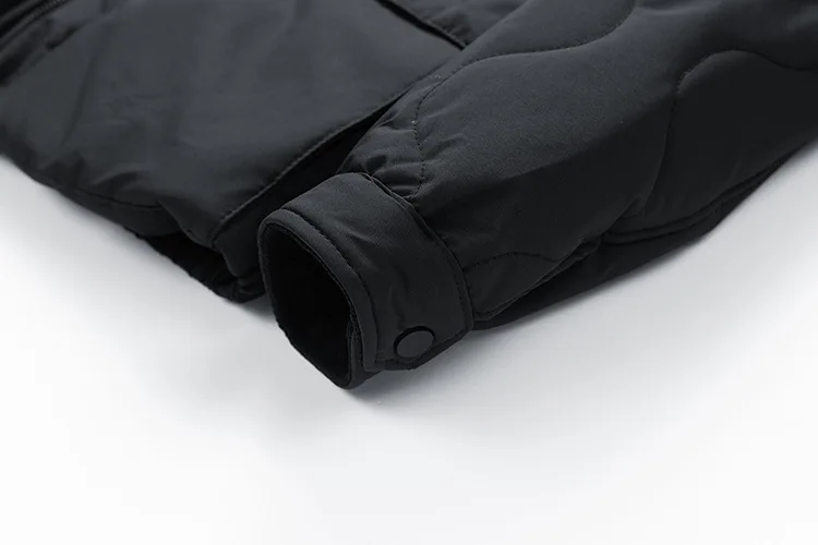 Men Turn-down Collar Multi Pockets Solid Color Simple Basic Daily Casual Trendy Parkas Autumn Winter New Fashion Coats Male Tops