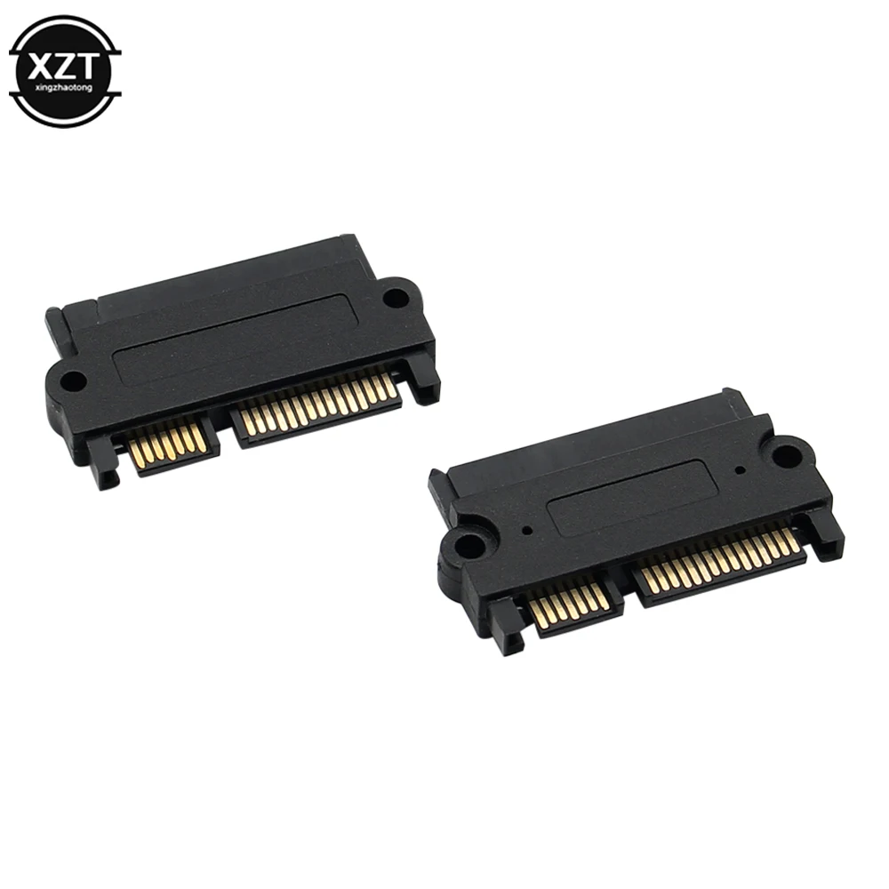 High Quality SATA7+15P SAS To SATA  Male to Female Adapter Converter Straight Head Perfect Fit Your Device Drop Shipping