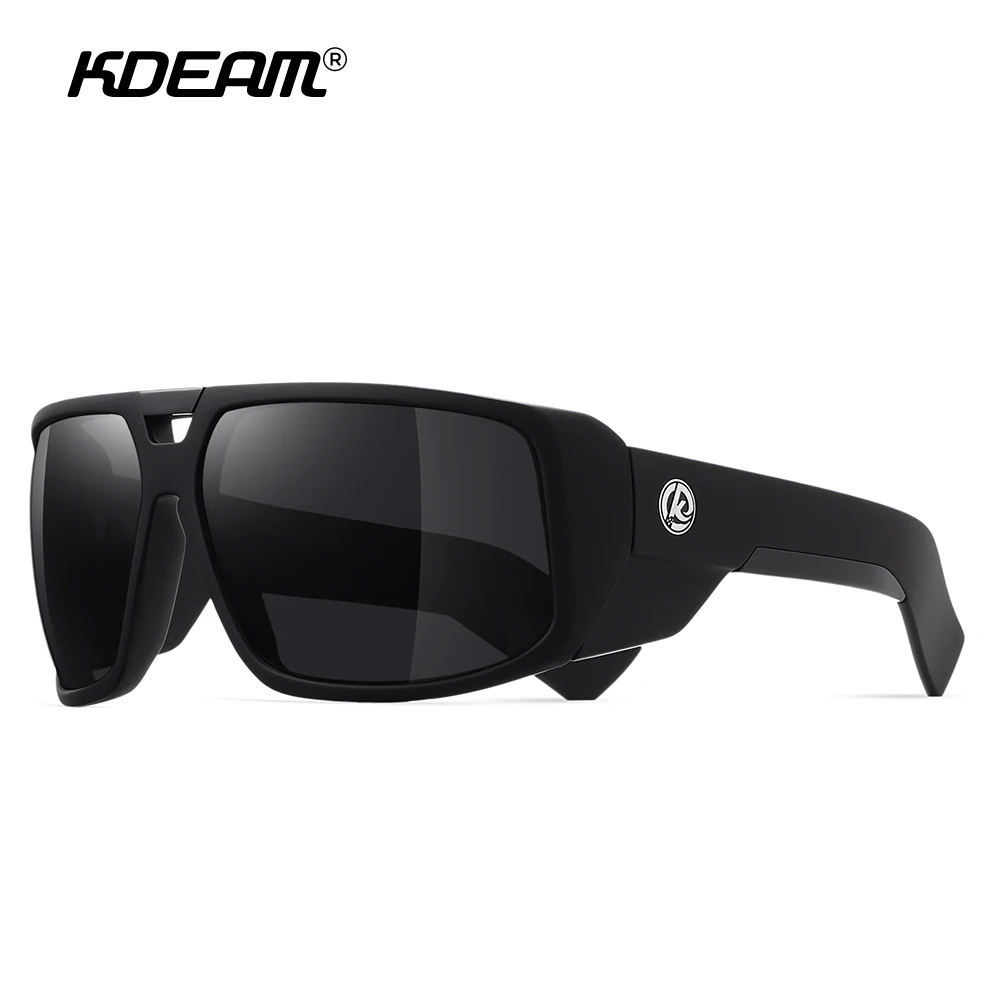 KDEAM Muscle Car Styling And Serious Performance Polarized Men's Sunglasses Sport Cycling Glasses Features Sturdy 5-Barrel Hinge