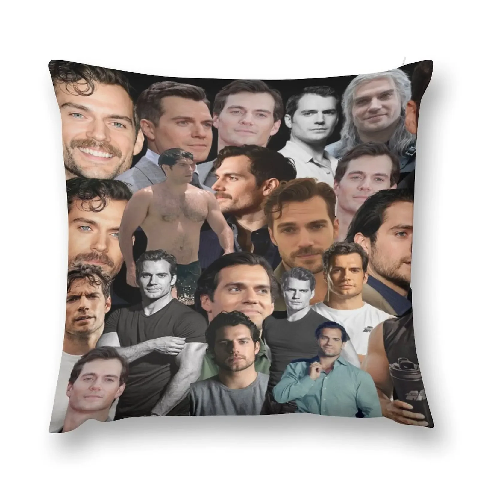 

henry cavill photo collage Throw Pillow Cushions For Children Sofa Cushions Cushions For Sofa pillow