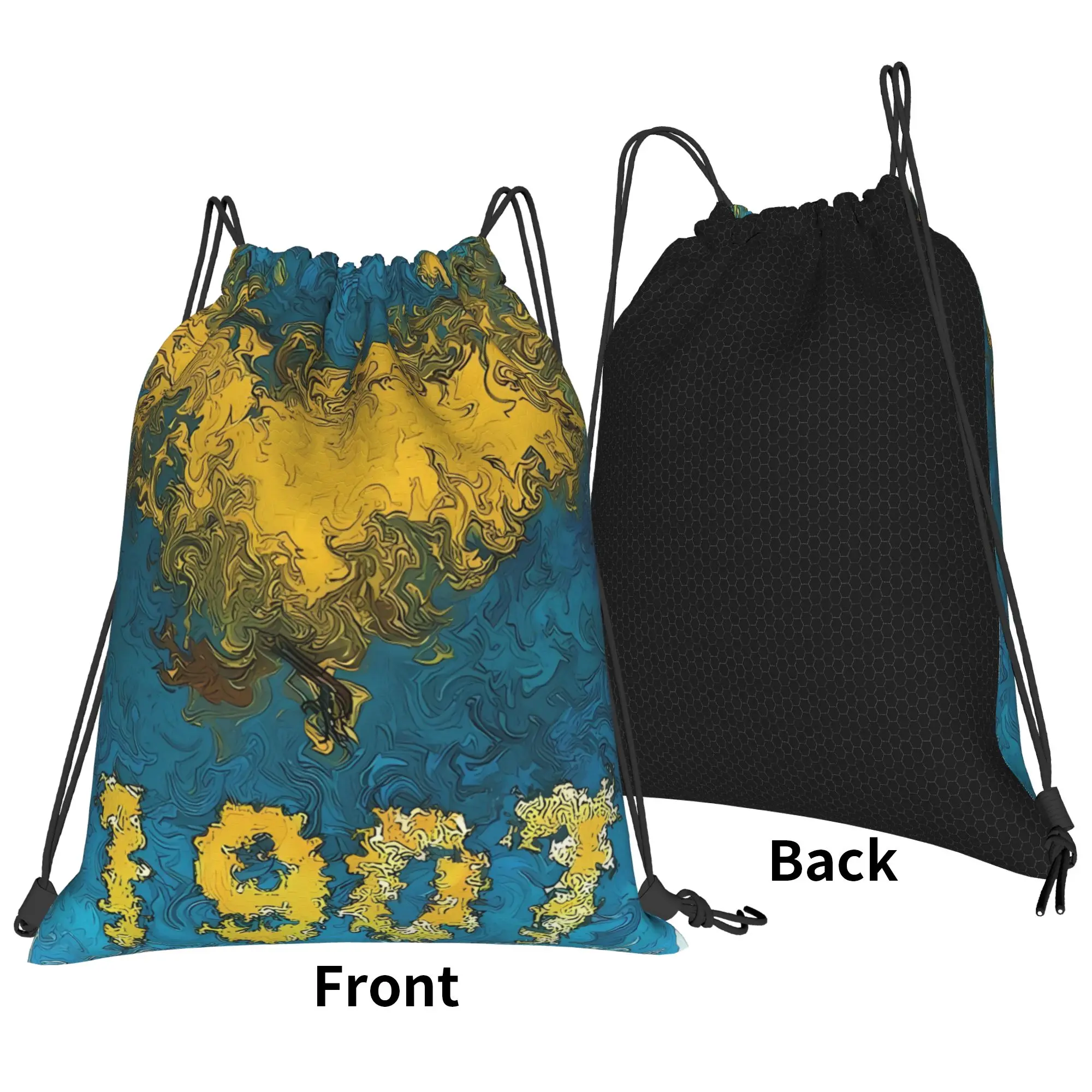 Fenerbahcee soccer team Portable Travel Riding Gym Drawstring Storage Sporty Backpacks