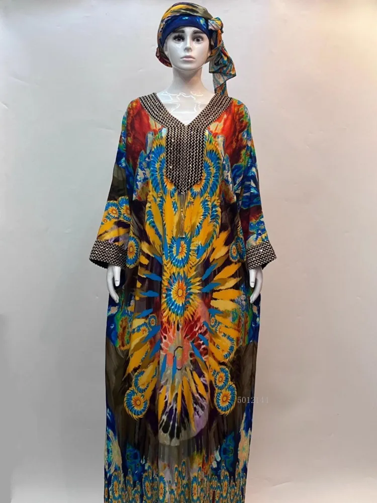 

African Dresses For Women Muslim Fashion Abayas Boubou Dashiki Ankara Outfits Evening Gown Dubai Kaftan Abaya Robe Marocaine