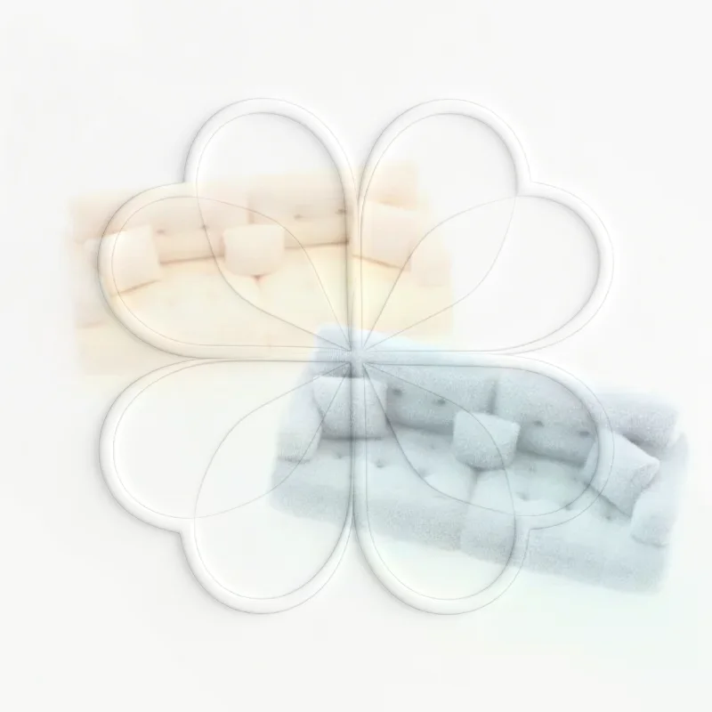 1:12 1:20 1:30 Scale Miniature Flocking Sofa Simulation Model Dollhouse Decor Accessories for Collectors Home Display