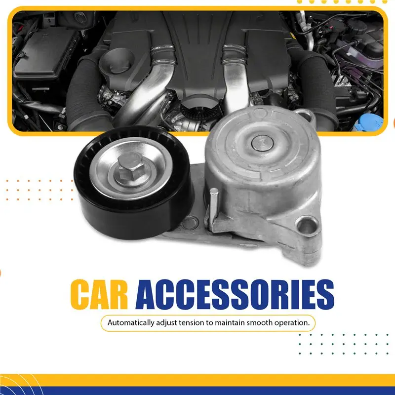 Reliable-2782000470 Car Engine Belt Pulley Tensioner For Mercedes Benz GLE63 GLE63 GLS550 Maybach S550 V8 2011-2017 2782000570