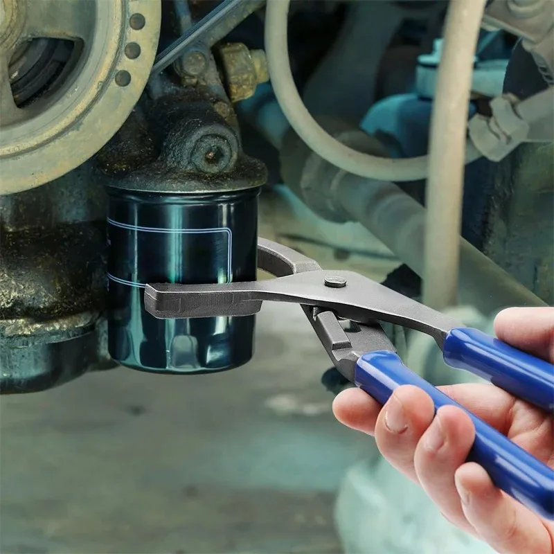 Adjustable oil filter disassembly pliers for car, truck, motorcycle engine maintenance and repair 9 