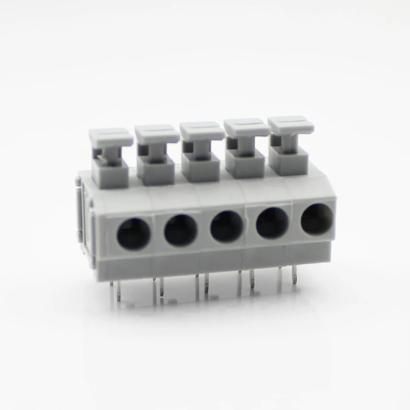 100PIN DG235 5.0mm KF235 PCB SPRING TERMINAL BLOCKS 2 3 4PIN SCREWLESS CONNECTOR PHOENIX CONTACT WAGO235-4XX MWX211