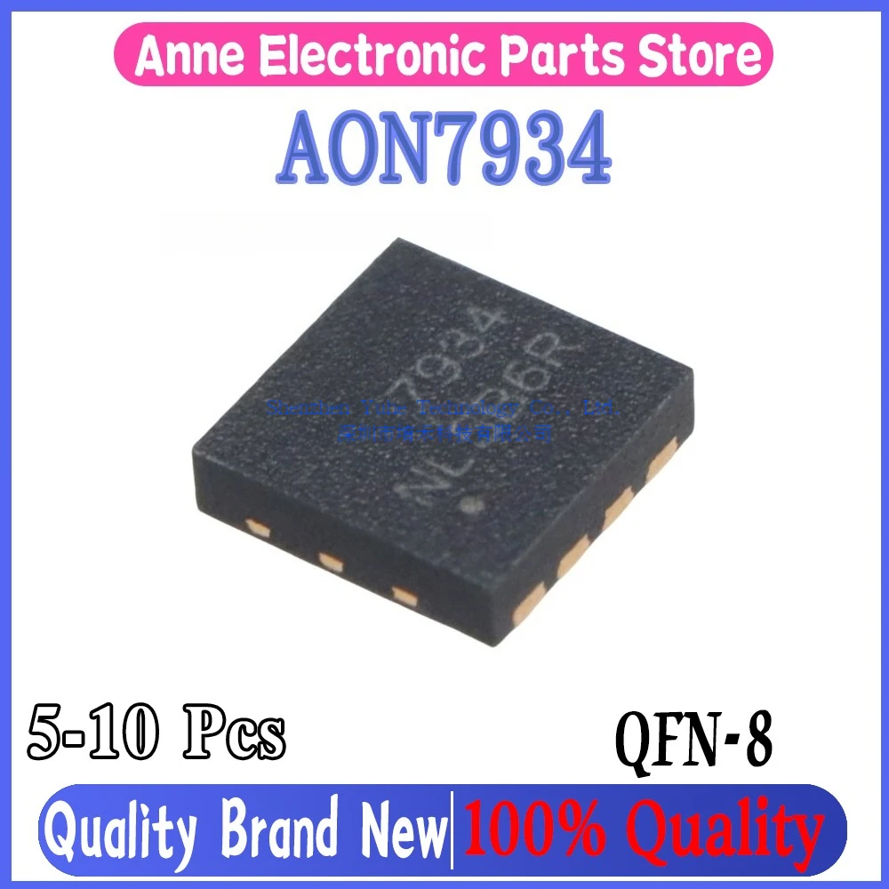 (5-10piece)100% New AON7934 AO7934 7934 QFN-8 Chipset