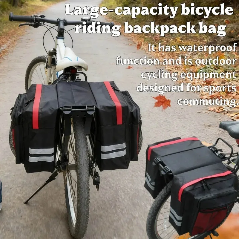 

Bicycle Carrier Bag Rear Rack Bike Trunk Bag Luggage Pannier Back Seat Double Side Cycling Bycicle Bag Durable Travel Portable