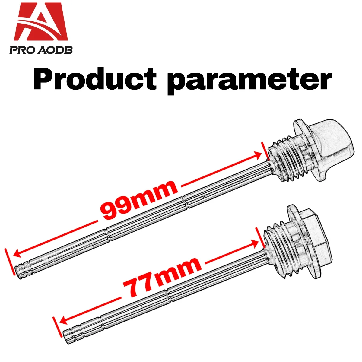 For Honda Motorcycle CNC Aluminum Red Oil Dipstick Gauge Plug Engine Cap Parts CRF CRF250R CRF250X CRF450R Off Road Dirt Bike